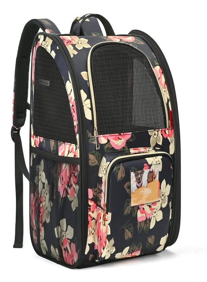 KIKA Pets Goldfinch Cat Bag Backpack Carrier | Dog Backpack Carrier Bag (French Peony) - Image 1